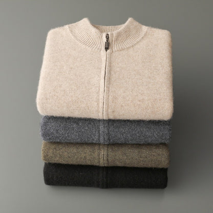 Premium Wool Cardigan - Maison CashmerePremium Wool CardiganMaison CashmereMaison Cashmerecashmere jacketcasual sweater