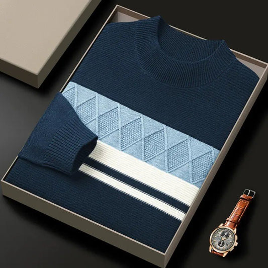 Winter Half Turtle Neck Sweater - Maison Cashmere